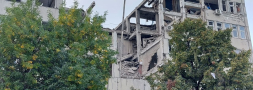 Последствия обстрела Николаева 14 сентября