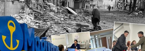 У центрах по всій Україні маріупольці можуть отримати підтримку. Фото Колаж "Телеграфу"