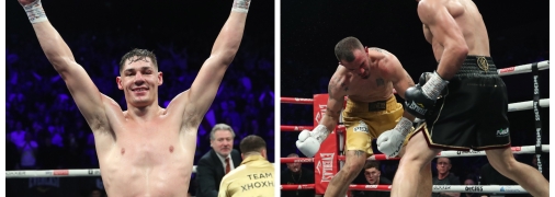 Упав, як у кіно: боксер вирубив суперника ефектним нокаутом (відео)