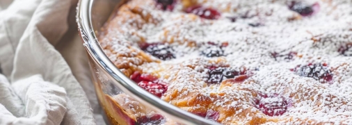 Клафути – это очень нежный французский десерт (изображение создано с помощью ИИ)