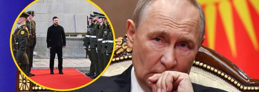 Володимир Путін та Володимир Зеленський