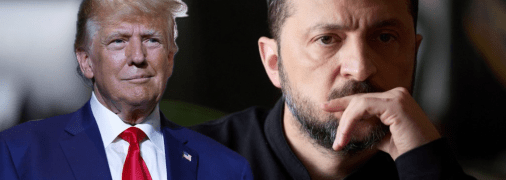 Дональд Трамп та Володимир Зеленський