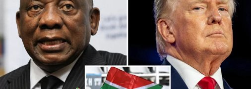 Сирил Рамафоса и Дональд Трамп