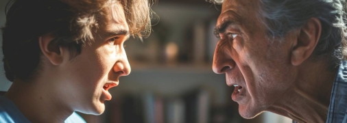 Усвідомте, що ви не винні в тому, що ваші батьки такі (фото створене з допомогою ШІ)