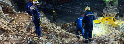 Рятувальні роботи не припинялися всю ніч