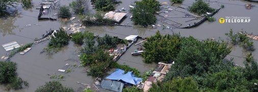 Під водою опинились понад тисячу будівель