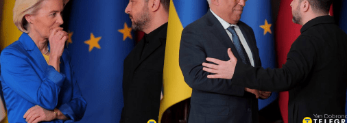 Володимир Зеленський, Урсула фон дер Ляєн та Антоніу Кошта