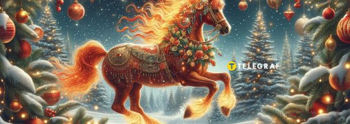 Открытка с Огненной Лошадью