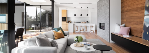 Цікавий спосіб розміщення дивана