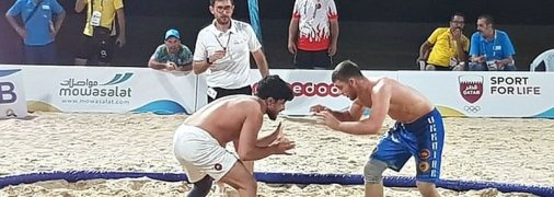 Українські борці здобули дві "бронзи" на Всесвітніх пляжних іграх у Досі