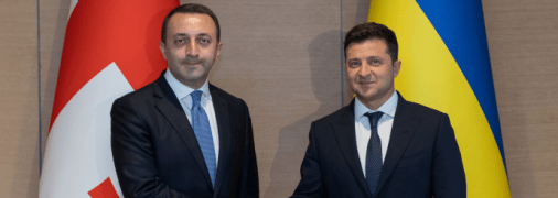 Иракли Окруашвили и Владимир Зеленский