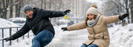 Ожеледиця, падіння