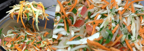 Весенний салат из свежих овощей