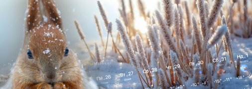 Погода в Украине в конце января