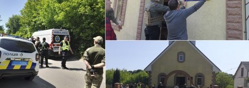 Жители Черняхов после перехода в ПЦУ отстояли местный храм и провели там первую службу