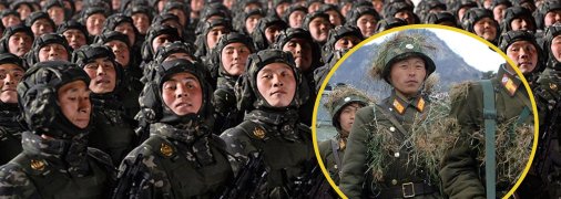 Солдаты КНДР