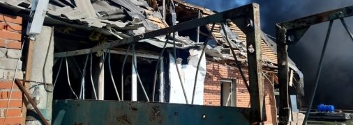 Повреждения после обстрелов Авдеевки