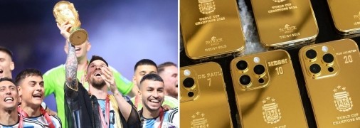 Золотой айфон каждому! Царский подарок от Месси