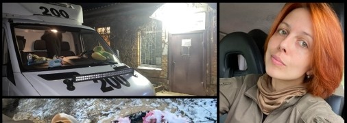 Мирослава Илитьо всего за несколько дней объехала с волонтерами полстраны, возвращая павших героев домой