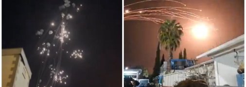 У мережі показують кадри атаки на північ Ізраїлю