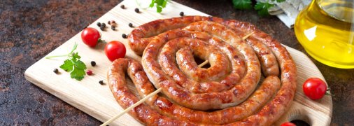 Домашняя куриная колбаса