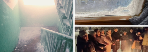 В городах РФ своя атмосфера: жители записывают жалобные обращения к путину, в домах прорывает канализация и леденеют окна