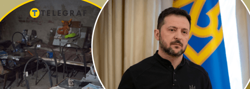 Володимир Зеленський спустився у підвал школи в Ягідному