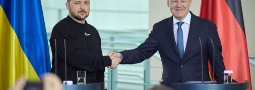 Зеленский провел встречу с Шольцем