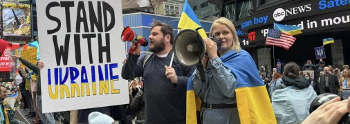 В Нью-Йорку, Бостоні та у штаті Вермонт пройшли протести за Україну