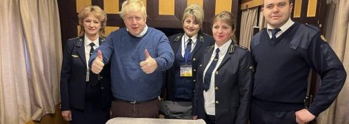 Борис Джонсон остался очень доволен "Укрзализныцею"