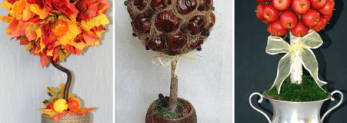 Осенний топиарий своими руками: делаем необычное украшение для дома
