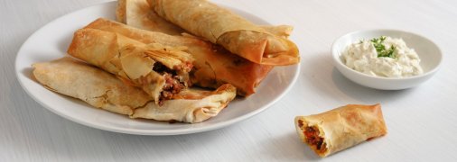 Рулетики з тіста філло