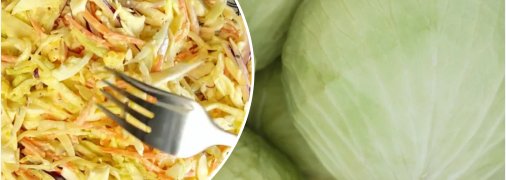 Салат зі старої капусти з корейською морквою