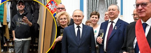Артем Милевский и Владимир Путин