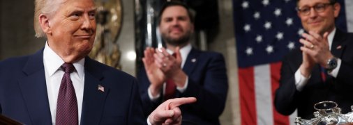 Дональд Трамп выступил в Конгрессе