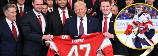 Дональд Трамп та Сергій Бобровський