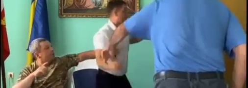 Драку Граждана и Мальниченко сняли на видео