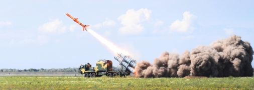 Пуск ракети "Нептун" на випробуваннях