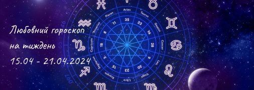 Любовний гороскоп для всіх знаків Зодіаку з 15 по 21 квітня 2024 року