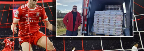 Шоколад так и не доехал до футболиста