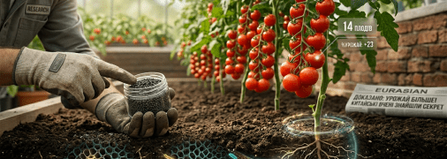 Увеличить урожайность помидоров в теплице поможет биоуголь