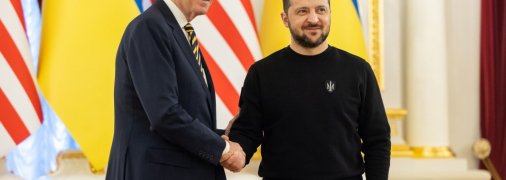 Джо Байден та Володимир Зеленський