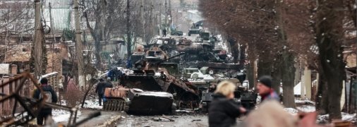 Понівечена техніка росіян