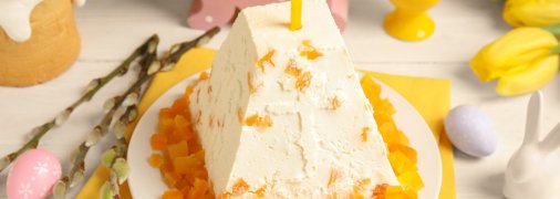 Кокосова сирна паска