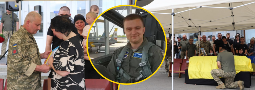 Сбил три ракеты и загадочно погиб: в Украине попрощались с разбившимся на F-16 летчиком