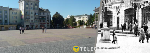 "Днистер" находился на Театральной площади