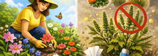 Квіти з високим та низьким вмістом алергенів