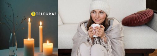 Девушка греется