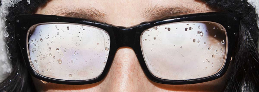 Запітнілі окуляри - часта проблема у холодну пору року