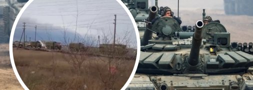 В Украине стягивают технику и военных, чему есть видеоподтверждение